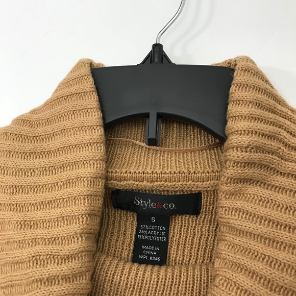 Style & Co Cowl Neck Trumpet Sleeve Sweater - Picture 5 of 6